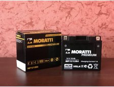 Аккумуляторная батарея 12v.-10а. 'Moratti' /YT12B-4 /MP 1212B4/ Гелевый/