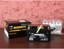 Аккумуляторная батарея 12v.-7а. 'Moratti' /YTX7 L-BS /MP 12x7/ С эле-том/