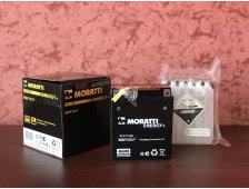 Аккумуляторная батарея 12v.-7а.01 'Moratti' /YTX7А-BS /MP 12x7А/ C эле-том/