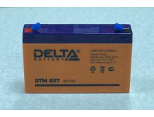 Аккумуляторная батарея 6v. 'DELTA DTM 607' //